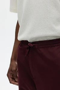 Regular-Fit Linen-Blend Pants
