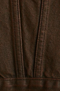 Veste en denim enduit