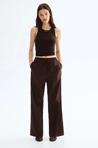 Cotton Drawstring Pants