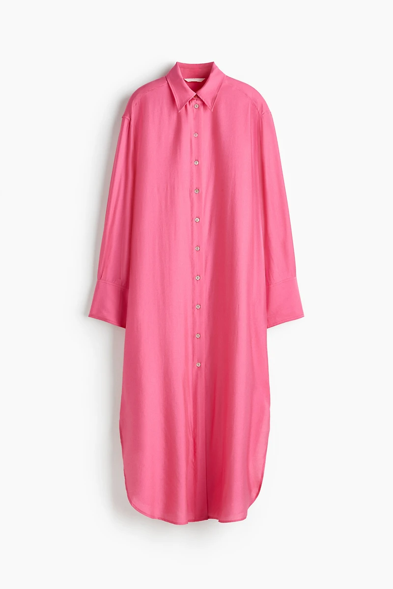 Oversized Shirt Dress