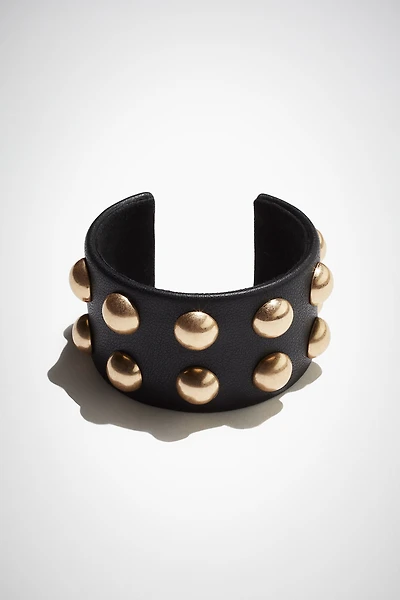 Bracelet manchette clouté
