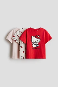 3-pack Printed Jersey Tops