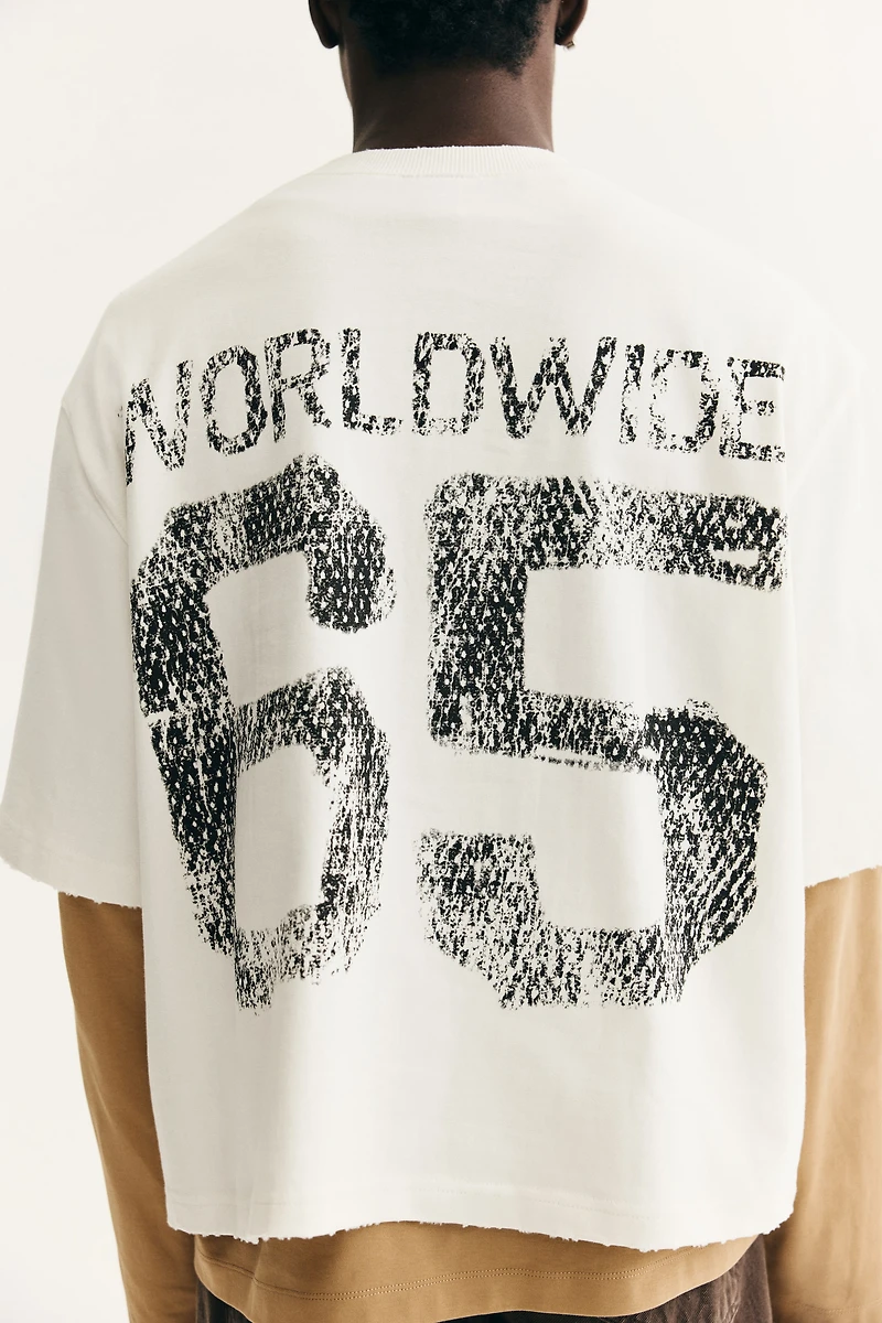 Oversized Cropped T-Shirt