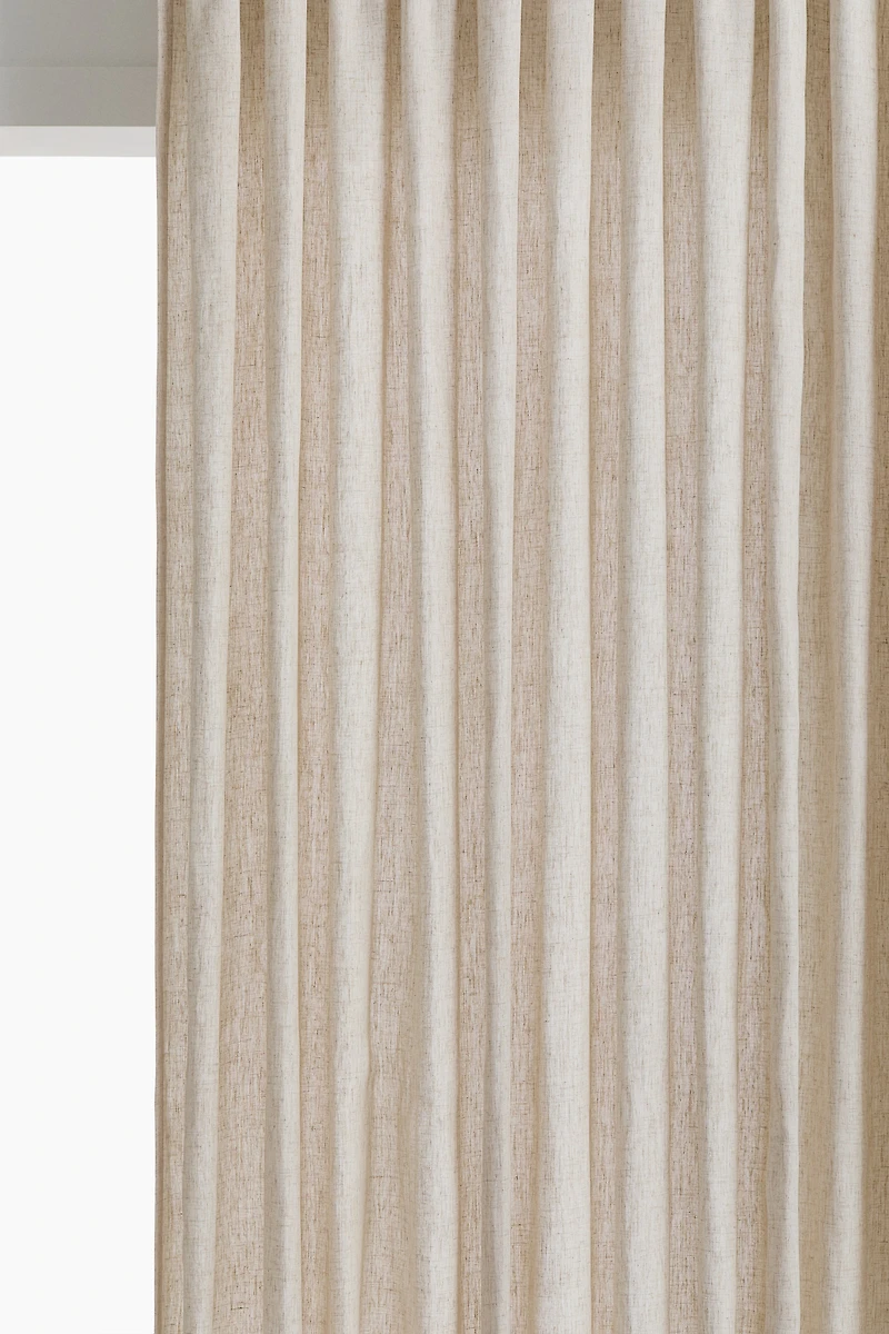 1-Pack Wide Lyocell-Blend Curtain Panel
