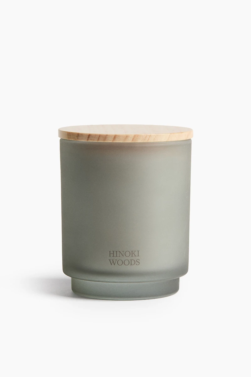 Frosted-Glass Scented Candle