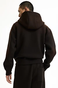 Relaxed-Fit Boxy Scuba Hooded Jacket