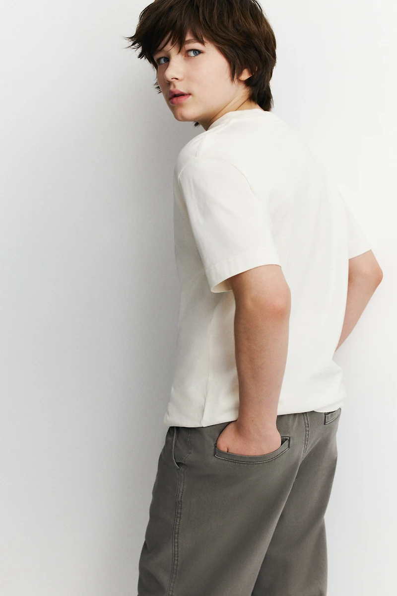 Pantalon de jogging en sergé coton