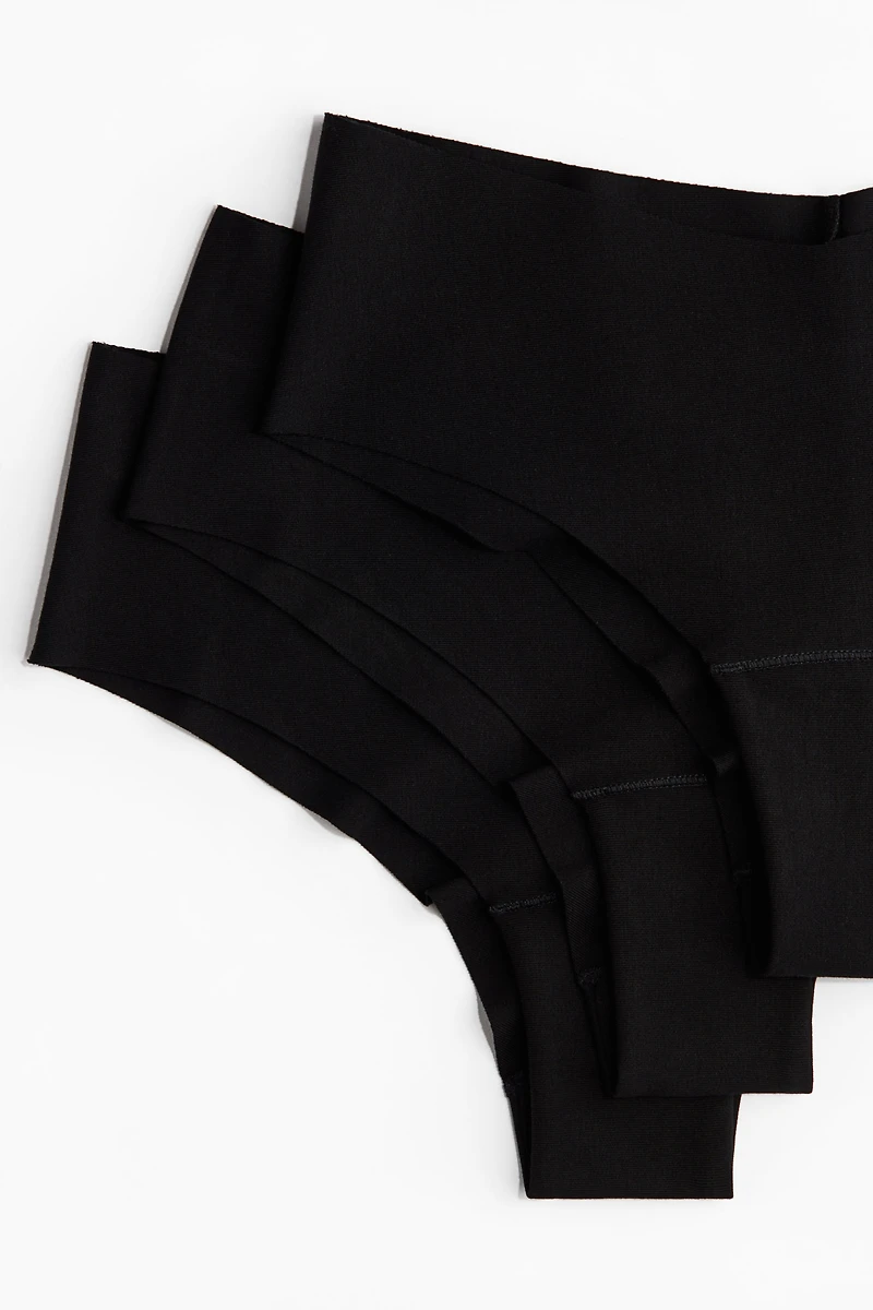 3-Pack Invisible Cotton Hipster Briefs