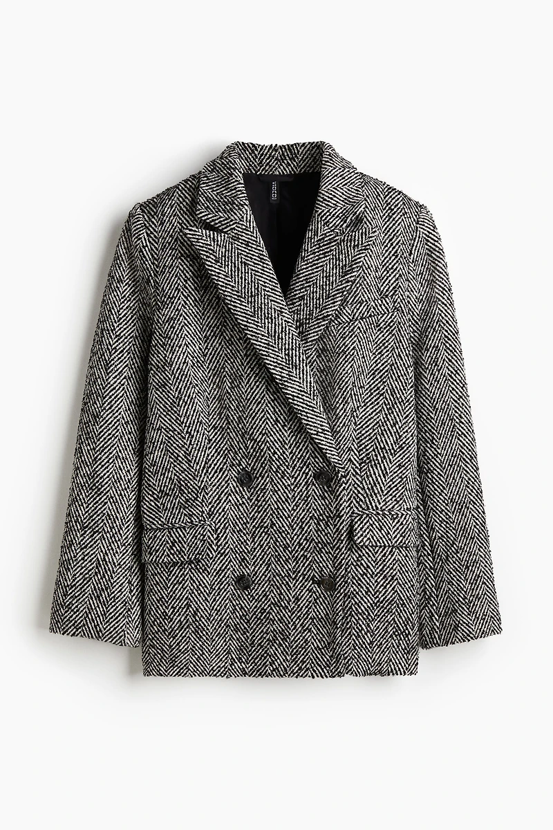 Veston à fermeture croisée