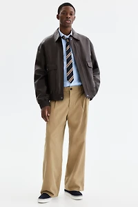 Blouson aviateur en cuir