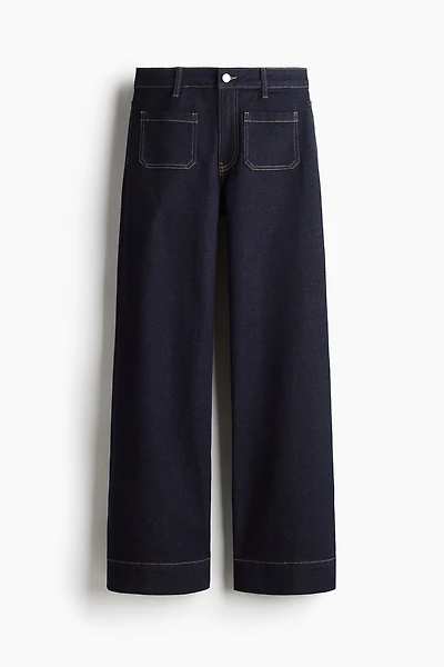 Wide High Jeans