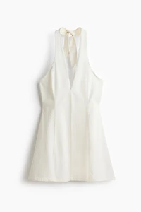 Robe dos nu en denim