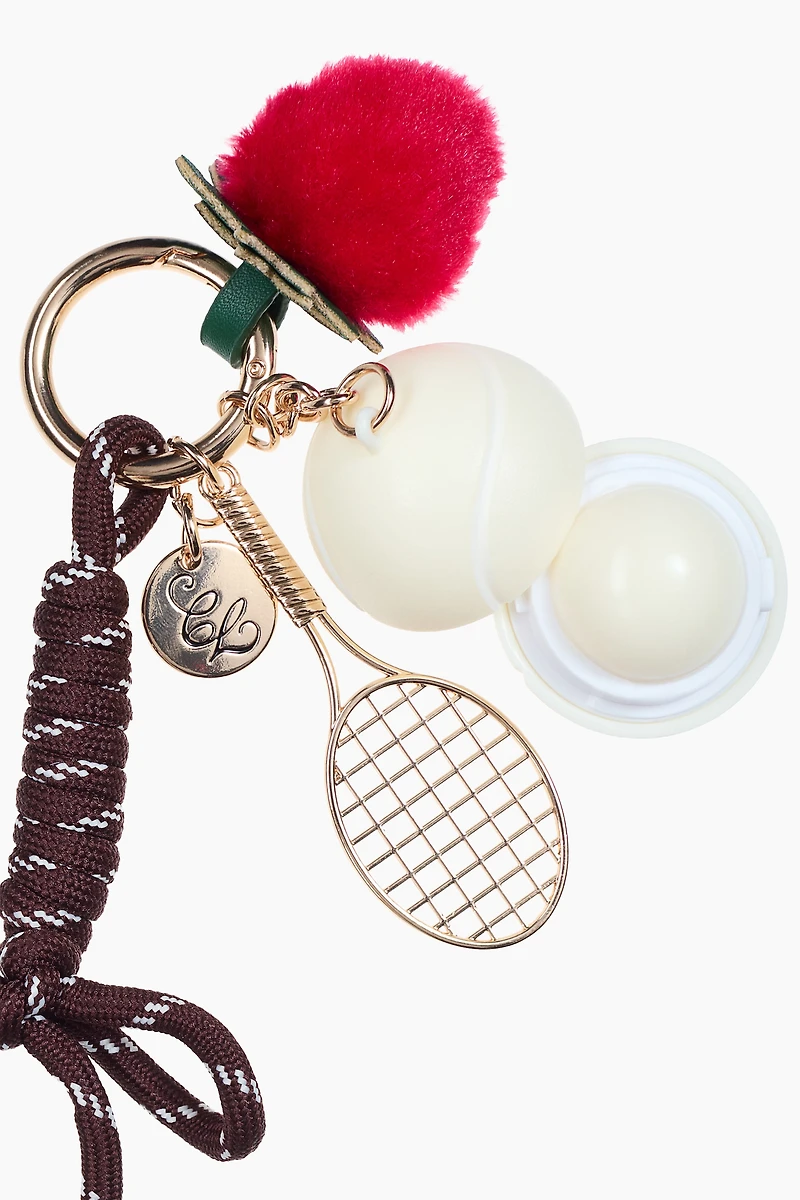 Tennis-Themed Lip Balm Charm