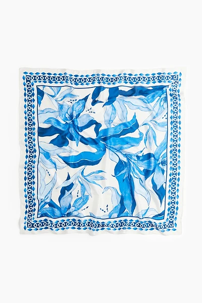 Printed Satin Scarf
