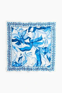Printed Satin Scarf