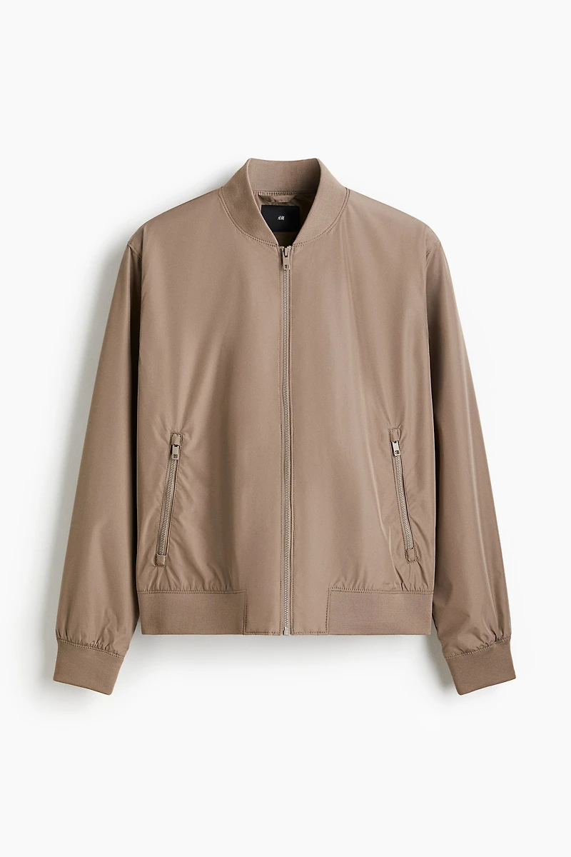 Regular-Fit Lightweight Bomber Jacket