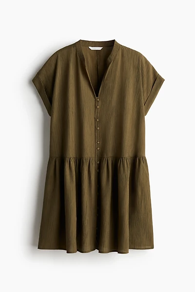 Robe tunique froissée