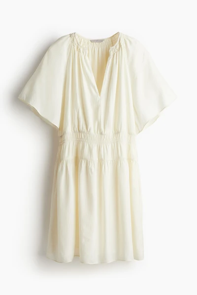 Smocked-detail Dress