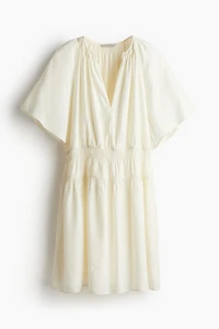 Smocked-detail Dress