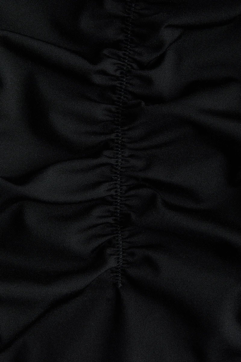 Padded-Cup High-Leg Swimsuit