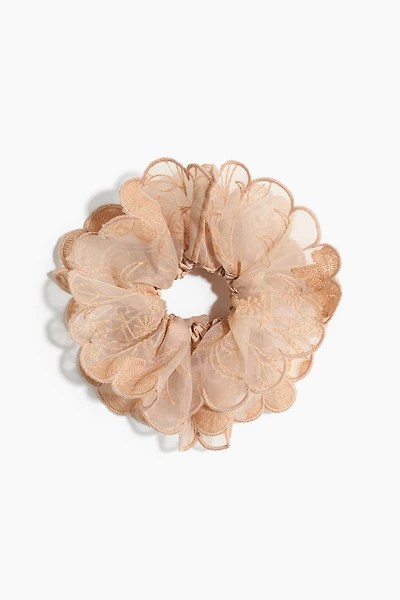 Embroidered Scrunchie