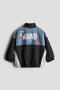 Printed Windbreaker
