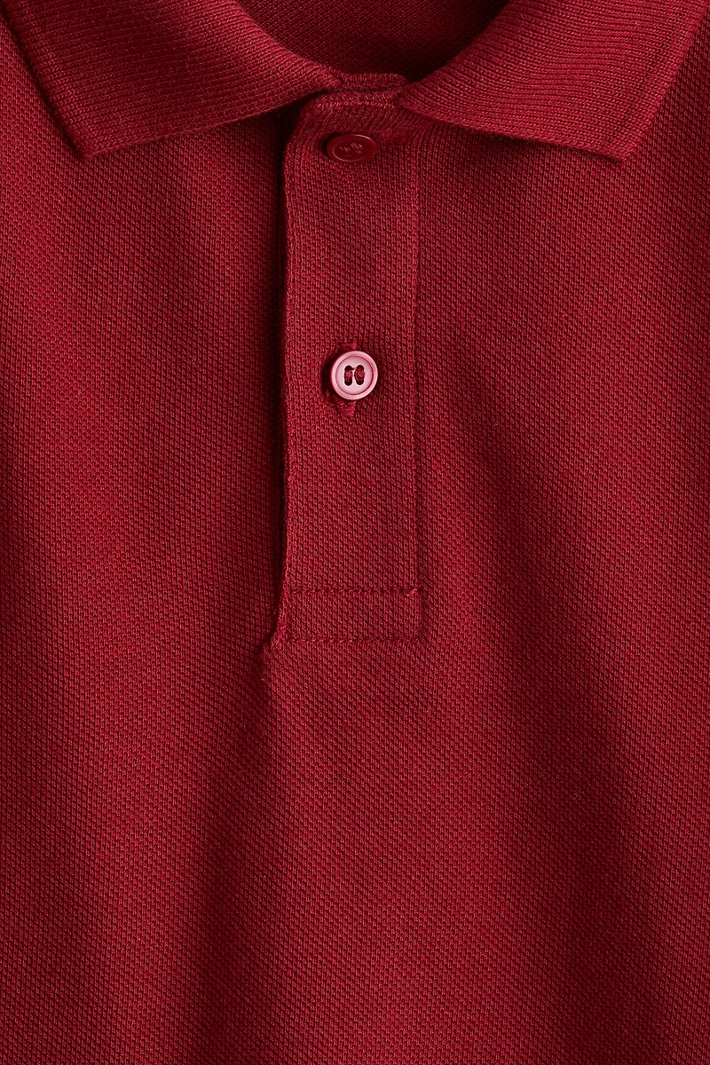 Cotton Pique Polo Shirt