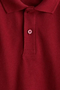 Cotton Pique Polo Shirt