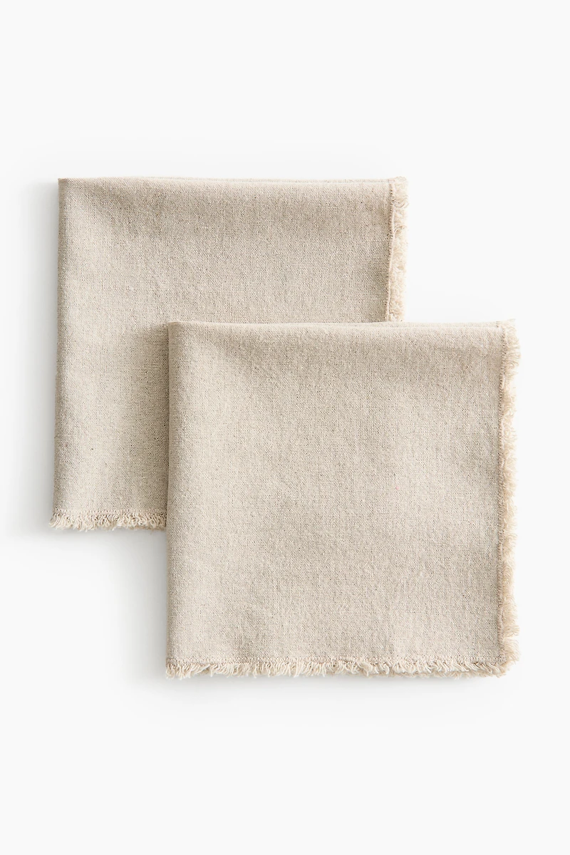 2-Pack Linen-Blend Napkins
