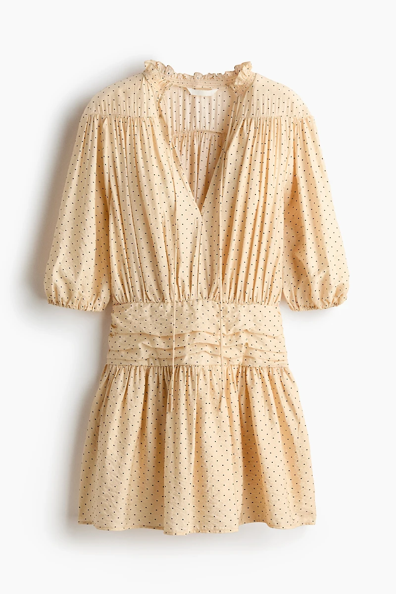 Robe tunique à effet drapé