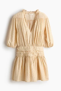 Robe tunique à effet drapé