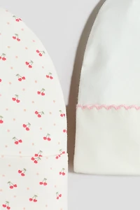 2-Pack Cotton Beanies