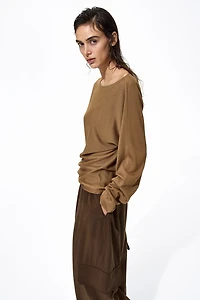 Boat-Neck Sweater