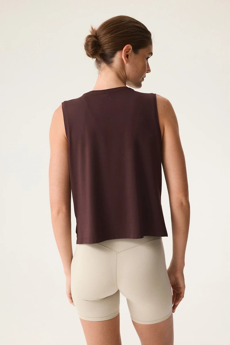Boxy Sports Tank Top with DryMove™