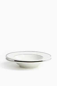 Lot de 2 assiettes creuses en porcelaine