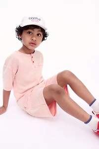 Henley Shirt and Shorts
