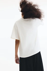T-shirt grande taille avec motif imprimé