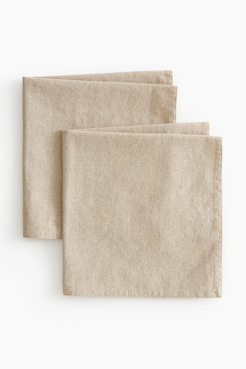2-pack Linen-blend Napkins