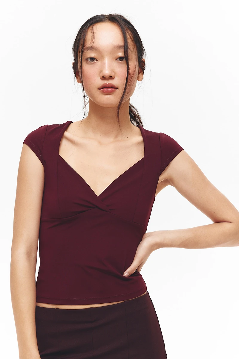 Cap-Sleeved Top