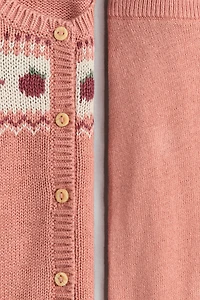 2-Piece Cotton-Knit Set