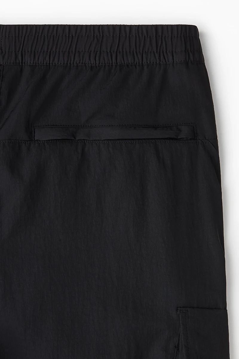 Relaxed-Fit Nylon Cargo Pants
