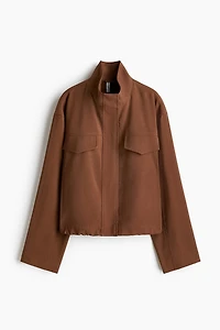 Veste à col cheminée