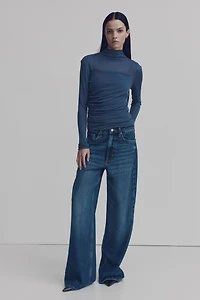 Haut en jersey vaporeux