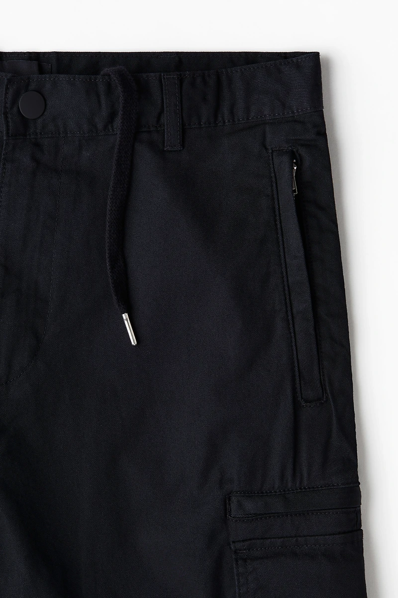 Regular-Fit Twill Cargo Pants