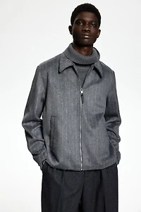 Regular Fit Wool-Blend Jacket