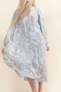 Oversized Crinkled Dress