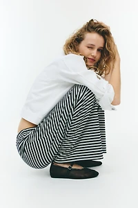 Straight-Leg Drawstring Pants