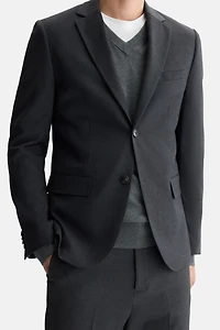 Regular-Fit Single-Breasted Jacket