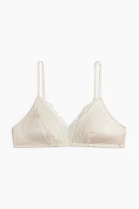 Padded Soft-Cup Microfiber Bra