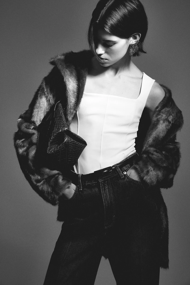 Square-Neck Tank Top